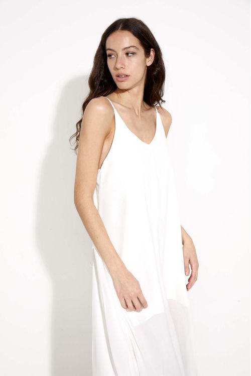 VESTIDO SHITAKE OFF WHITE